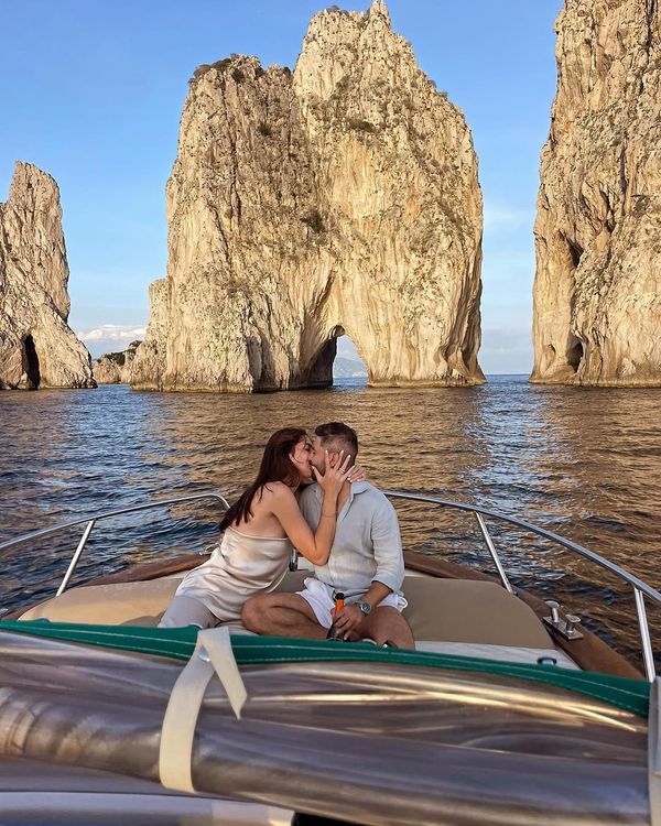 💫A proposal to remember forever 💫 Some moments are too magical for words… but we’ll try.
Under the golden sun and surrounded by the timeless beauty of the Faraglioni, something unforgettable happened.
On a boat gently swaying with the waves, with flowers delicately arranged and a bottle of champagne chilling nearby, a simple question was asked- and everything changed.
She said Yes.💕 There were tears and smiles, all wrapped up in the salty sea breeze and the soft clap of the waves.
None of this would have been possible without our incredible skipper and crew, who were more than just guides, they were co-conspirators in love, making sure every detail was perfect - they helped turn a dream into reality.
To the couple: May your life together be just as beautiful as this day💘 🌐www.sunrisesorrento.com
📩info@sunrisesorrento.com
📱+39 334 994 0458. #CapriProposal #FaraglioniMagic #SheSaidYes #MarriageProposal #ProposalInParadise #CapriLove #EngagementOnTheSea #RomanticProposal #BoatEngagement #LuxuryProposal #LoveStory #CapriDreams #ProposeInStyle #EngagementGoals #RomanticGetaway #ItalianLoveStory #CapriViews #LoveOnTheSea #ProposalPlanner #CapriItaly #CapriMoments #ProposalInCapri #BoatLife #MediterraneanMagic #LuxuryExperience #CoupleGoals #SayYesInCapri #ItalianRomance #JustEngaged #ChampagneAndRoses